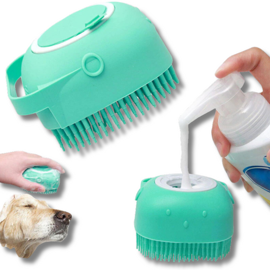 Dog Shampoo Brush - Silicone Massager
